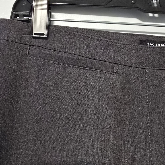 Zac & Rachel Women's 10PGray Dress Pants - Picture 3 of 9